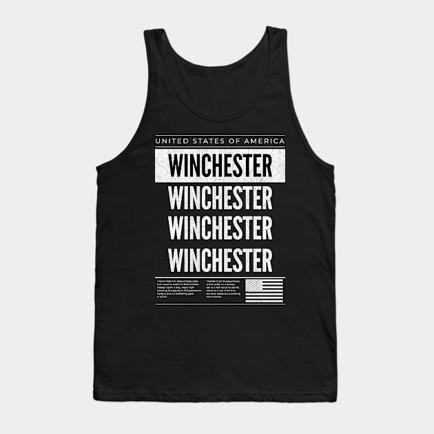 winchester city in United States Tank Top by Delix_shop